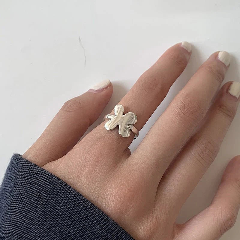 💎 Small Balls Fringe Tape Pendant Open Ring – Elegant Fashion Jewelry 🌟💍