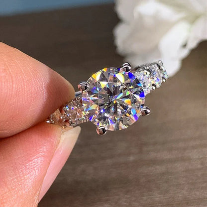 💎 Copper Inlaid Zircon Ring – Elegant Women’s Fashion Jewelry 🌟💍